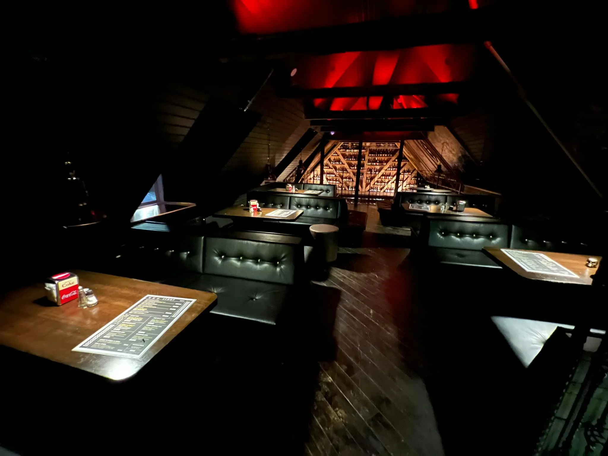 The upstairs room